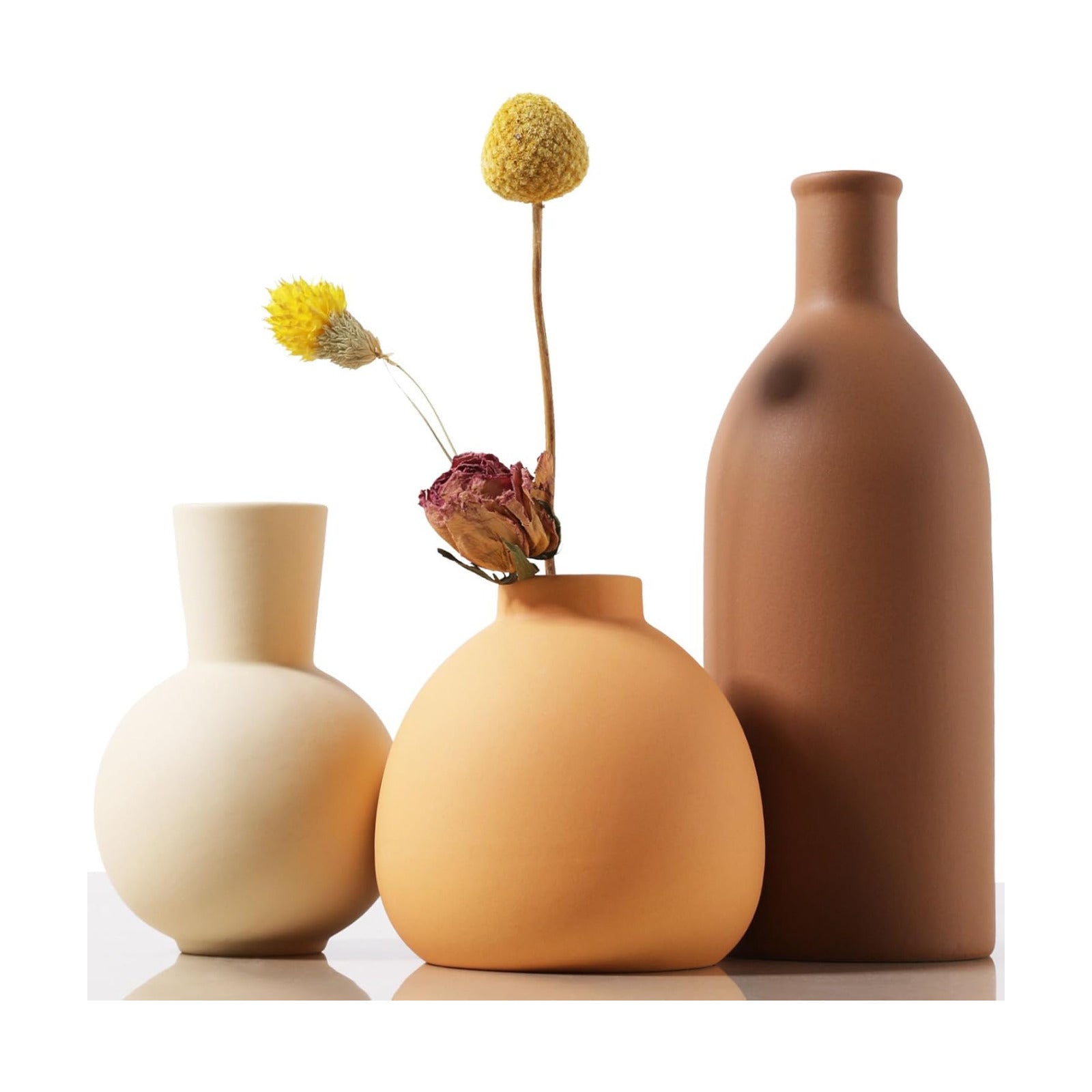 Ceramic Vase / Handcrafted Ceramic Vases / Set A / Set of 3