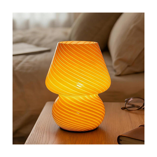 Cordless Battery Powered Bedside Lamp / Orange