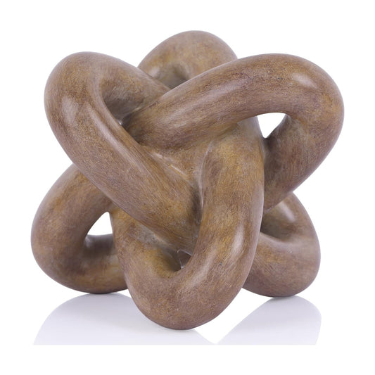 Triple-Knot Statue / Wood