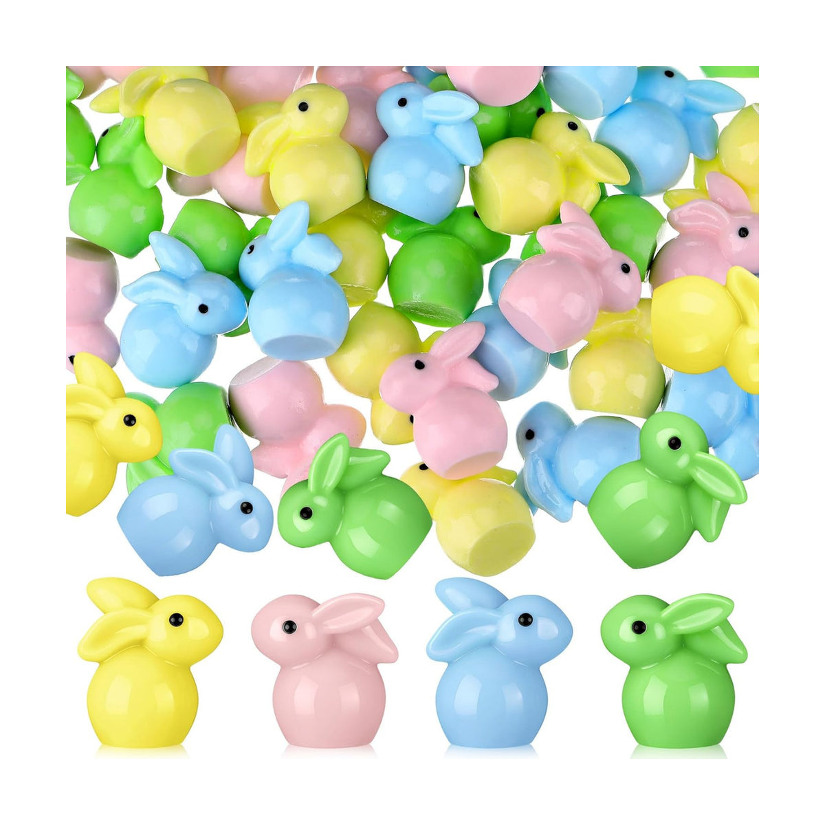 RoundFunny Miniatures(50,Easter Bunny)
