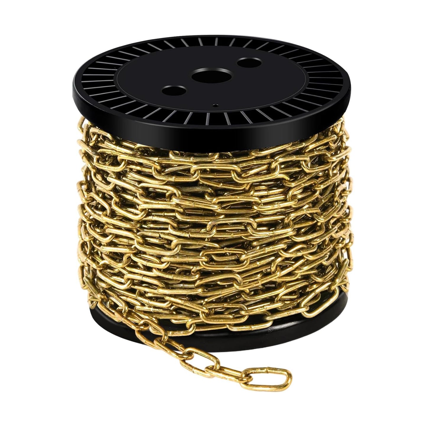 1/12" Metal Hanging Chains Bronze Decorative Chain Fixture Chain Brass / 2mm 50ft / Gold / 50 ft