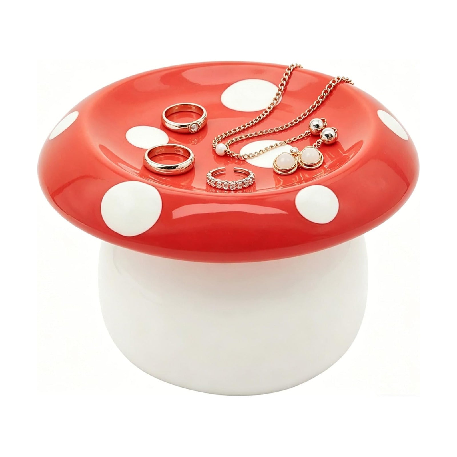 Mushroom Ring Holder Jewelry Tray