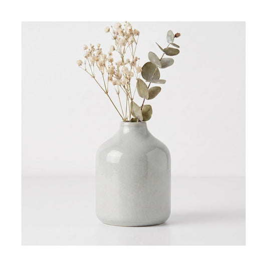 Grey Modern Vase / Gray / 4 Inch