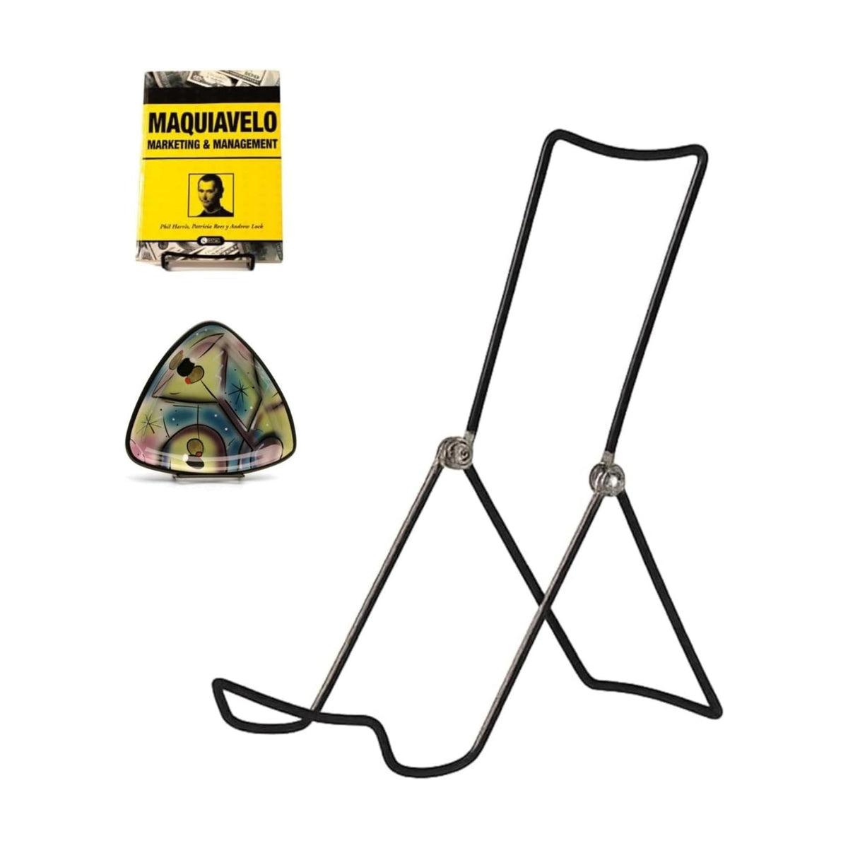 KINGDOM SOLUTIONS - 8.5" Black Metal Display Stand Made in USA - 36 Pack | Holds Plates, Pictures, Photos, Books