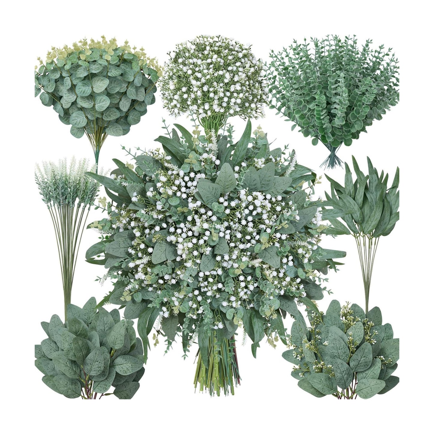 Baby Breath Flowers Artificial / Set of 180
