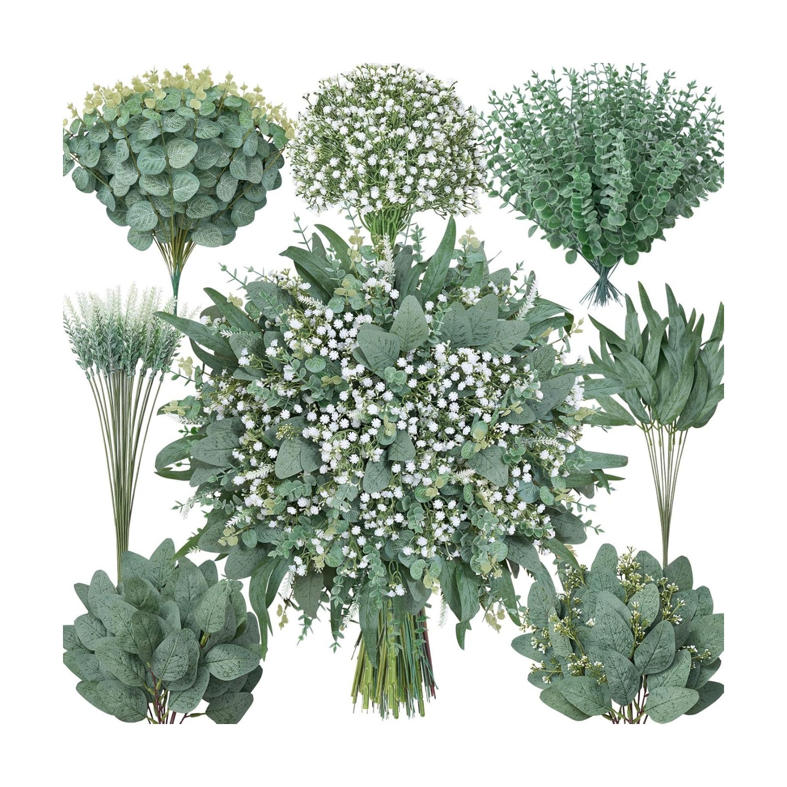 Baby Breath Flowers Artificial / Set of 180