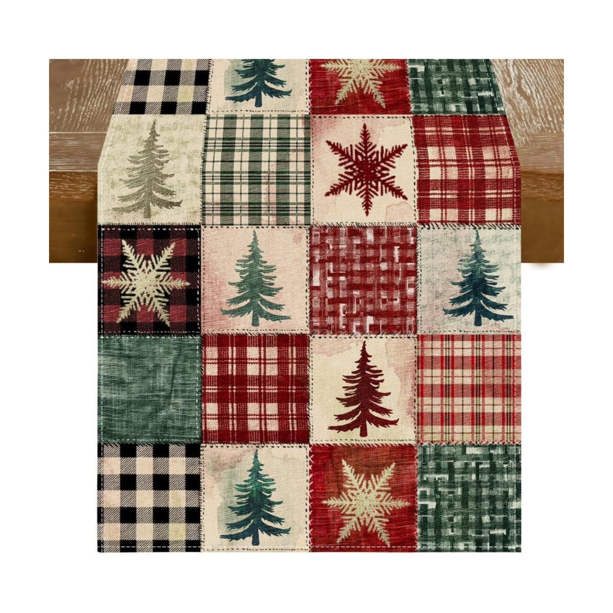 RABUSOFA Christmas Table Runner 13 x 60 Inch Christmas Decorations for Home
