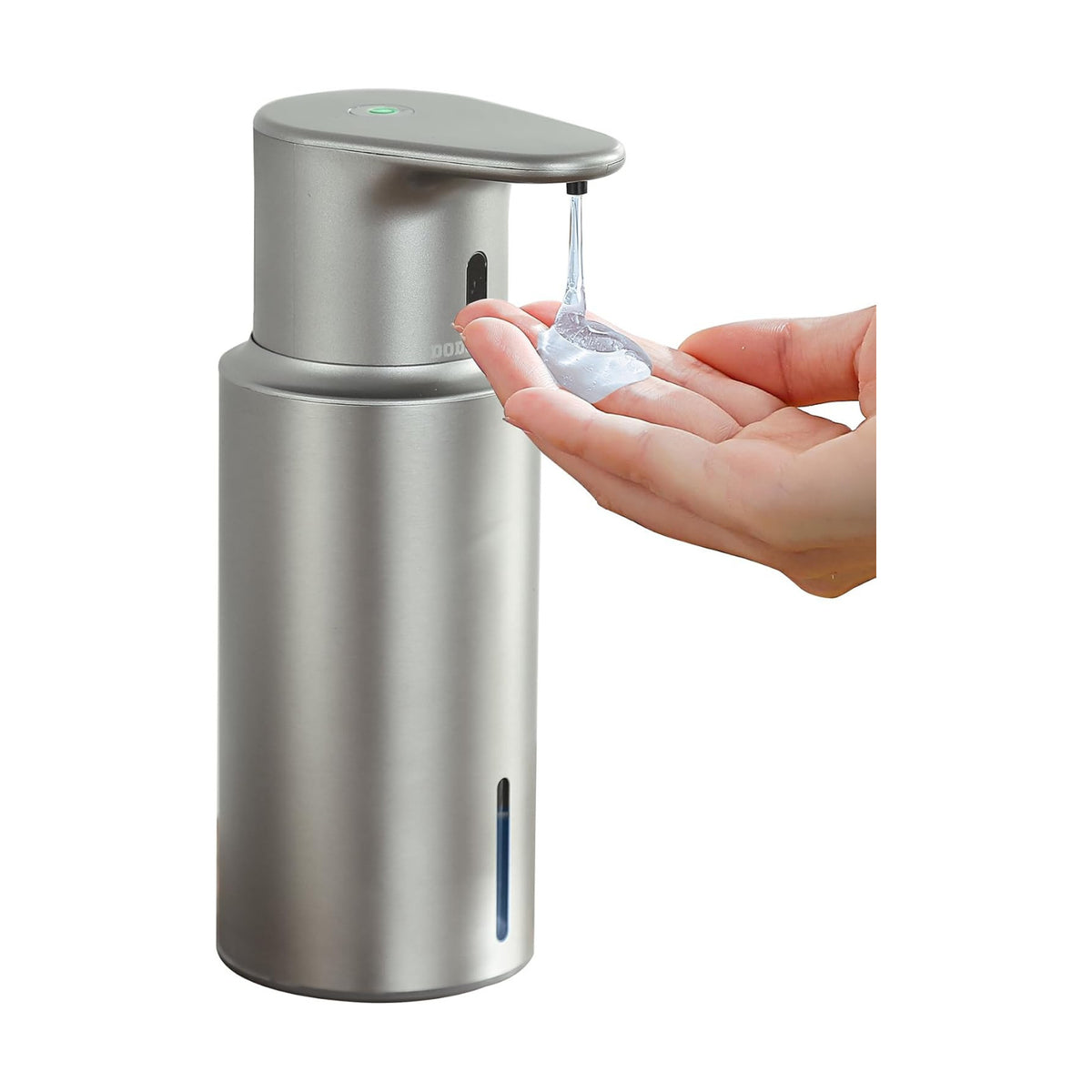 Automatic Liquid Soap Dispenser Touchless, 304 Stainless Steel Bottle Body | 16.2oz/480ml Rechargeable Dish Soap