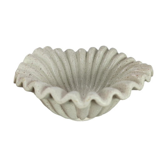 Scalloped Pedestal Bowls for Modern Home Decor / Light Gray-b / 6inch