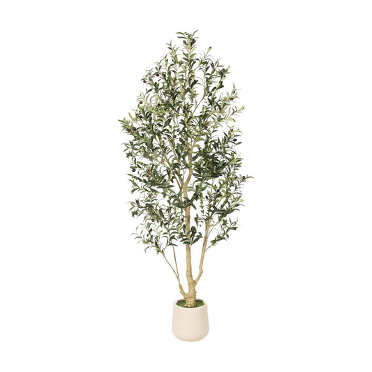 Planter Faux Olive Tree / 6ft / 6 Inch