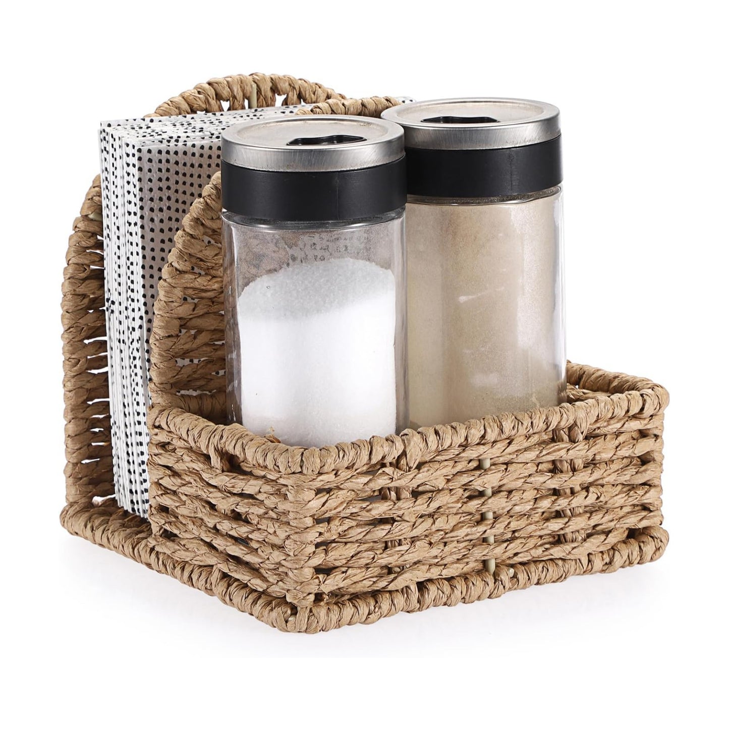 Wicker Napkin Holders / Paper Rope / 5.7 x 5.7 x 5.5