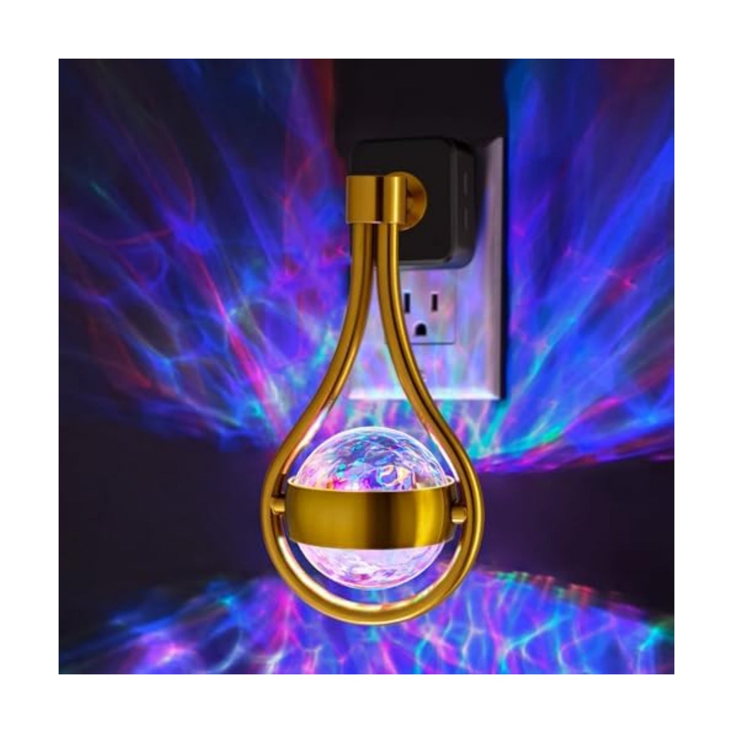 Briignite RGB Night Lights Plug into Wall, Color Changing Nightlight