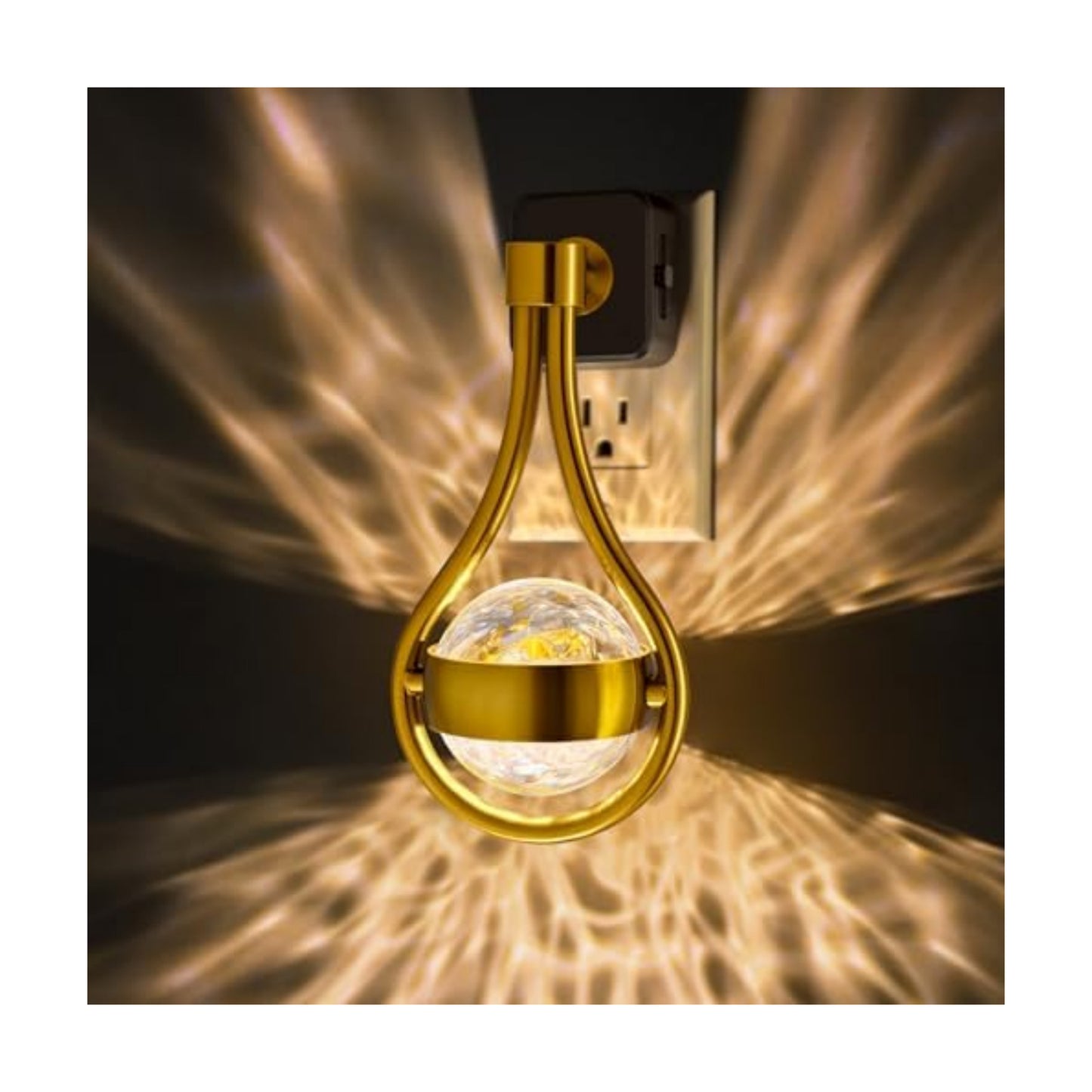 Briignite LED Night Lights Plug into Wall, 330° Rotating Night Light