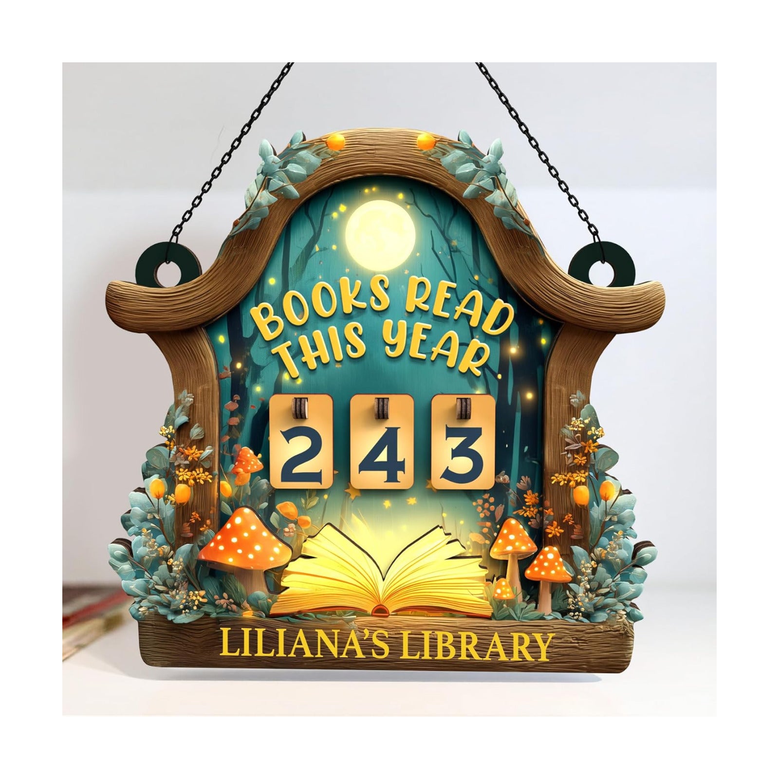 Personalized Book Tracker / Book Tracker 12