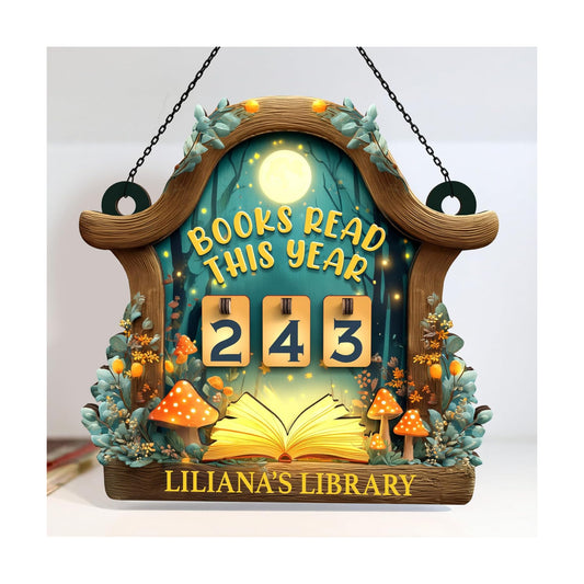 Personalized Book Tracker / Book Tracker 12