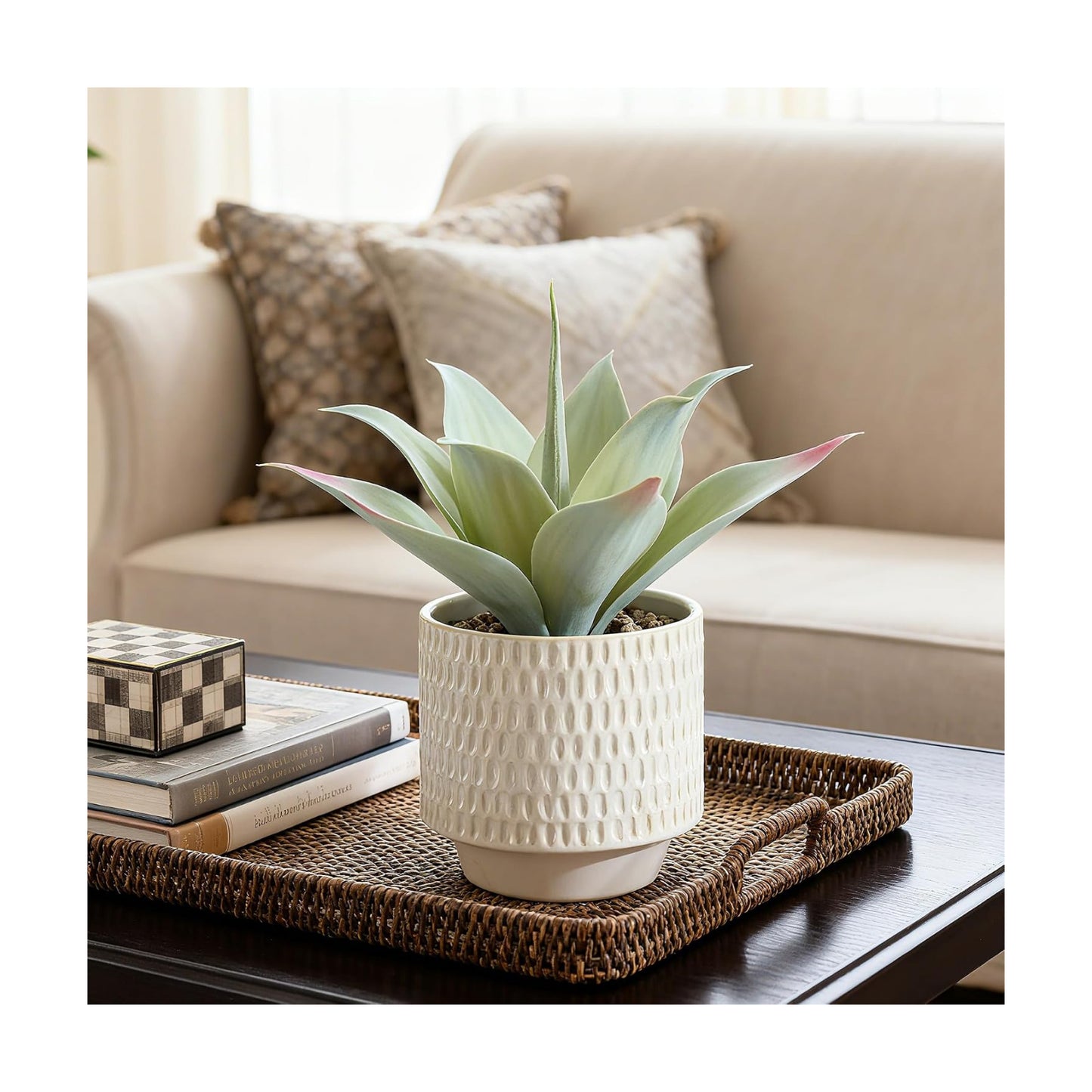 11.8" Artificial Agave Plant