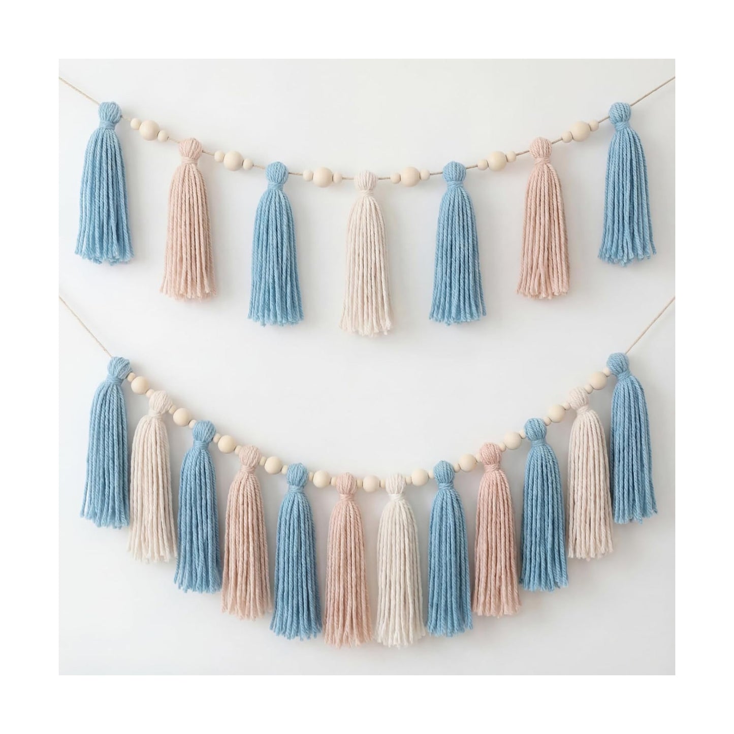 Tassel Garland / Brown Series / 6.89 ft / Set of 2