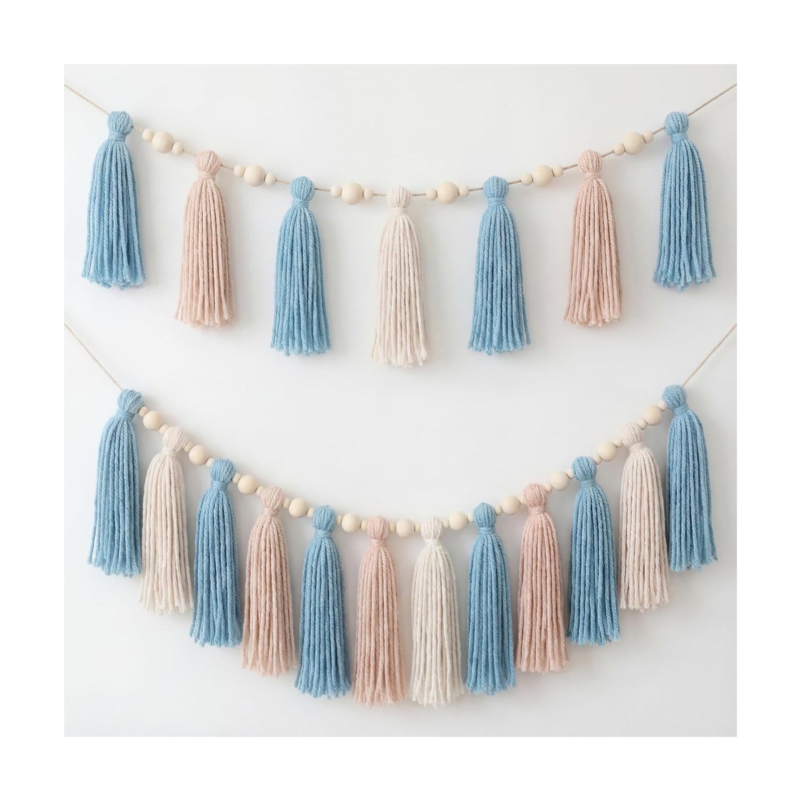 Tassel Garland / Brown Series / 6.89 ft / Set of 2