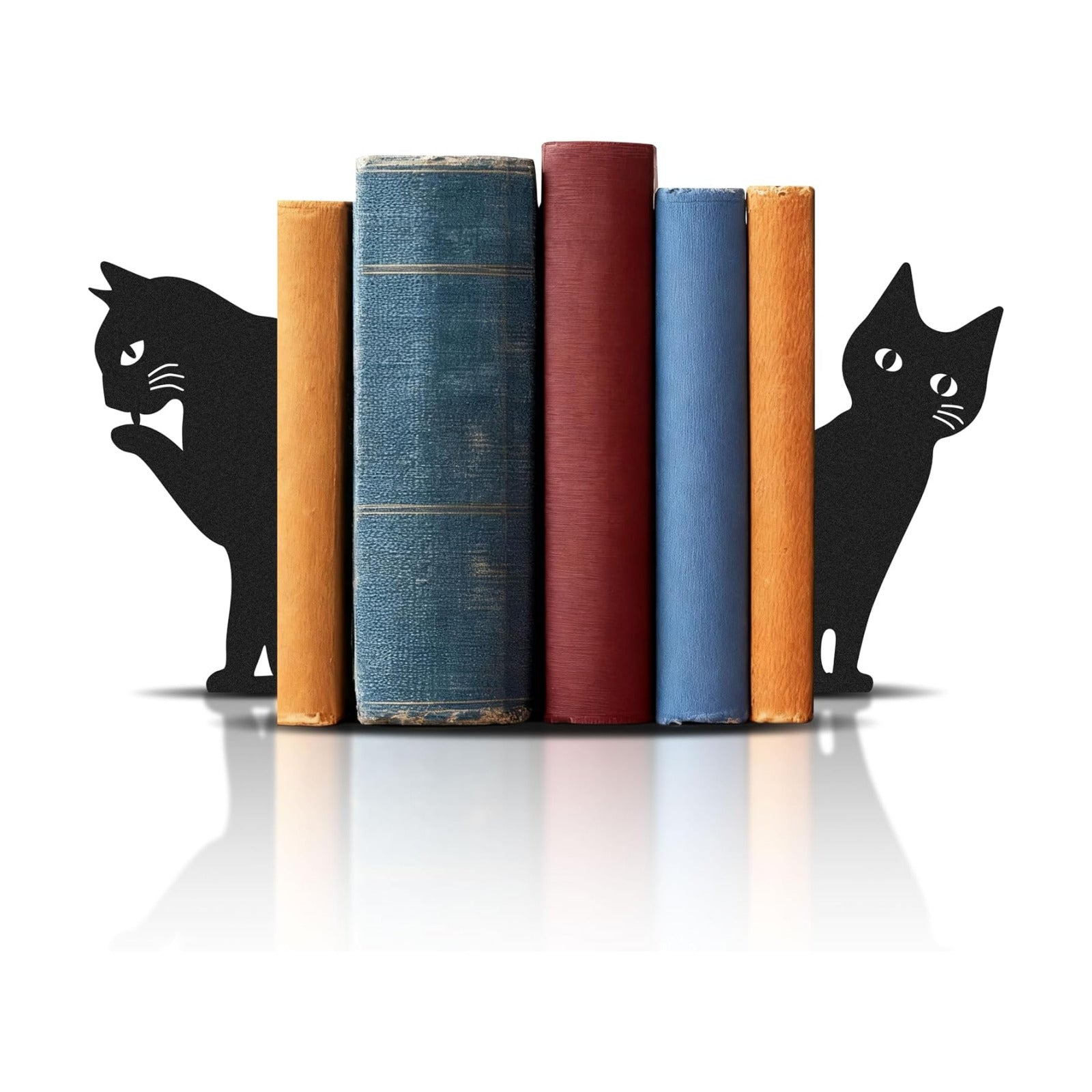 Cat Metal Bookends / Cat Book Ends Decorative