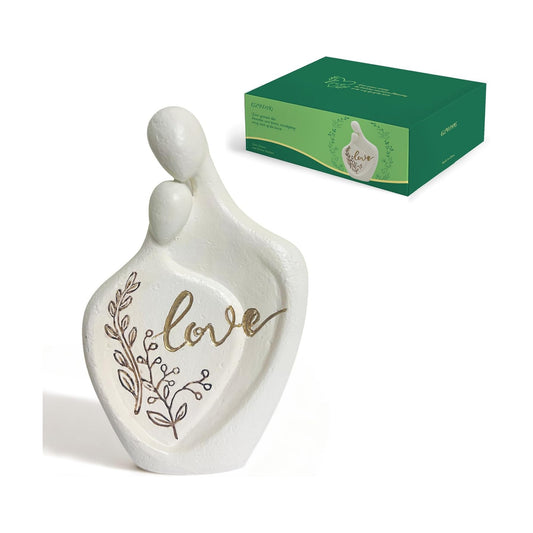 Room Decor Couple Statue / Lying In Arm