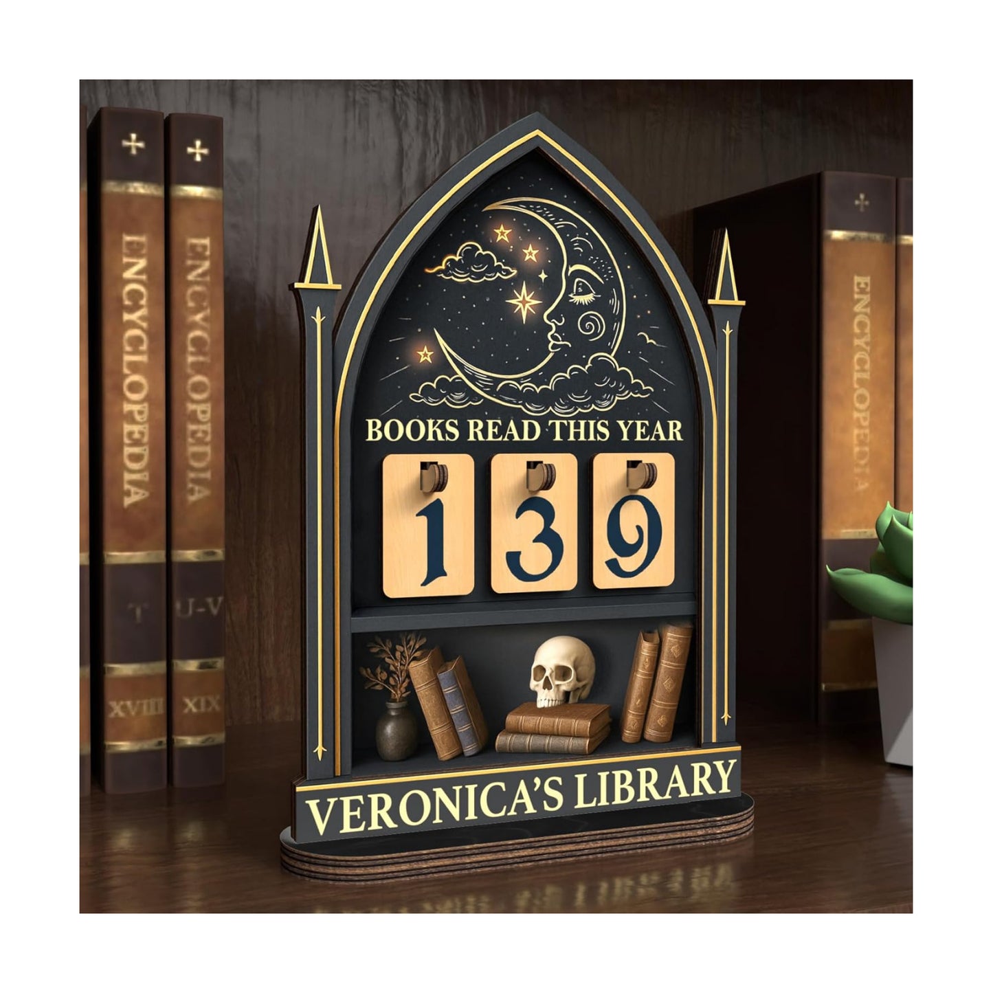 Personalized Book Tracker Sign / Book Tracker 3
