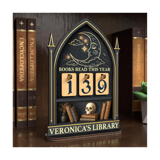 Personalized Book Tracker Sign / Book Tracker 3