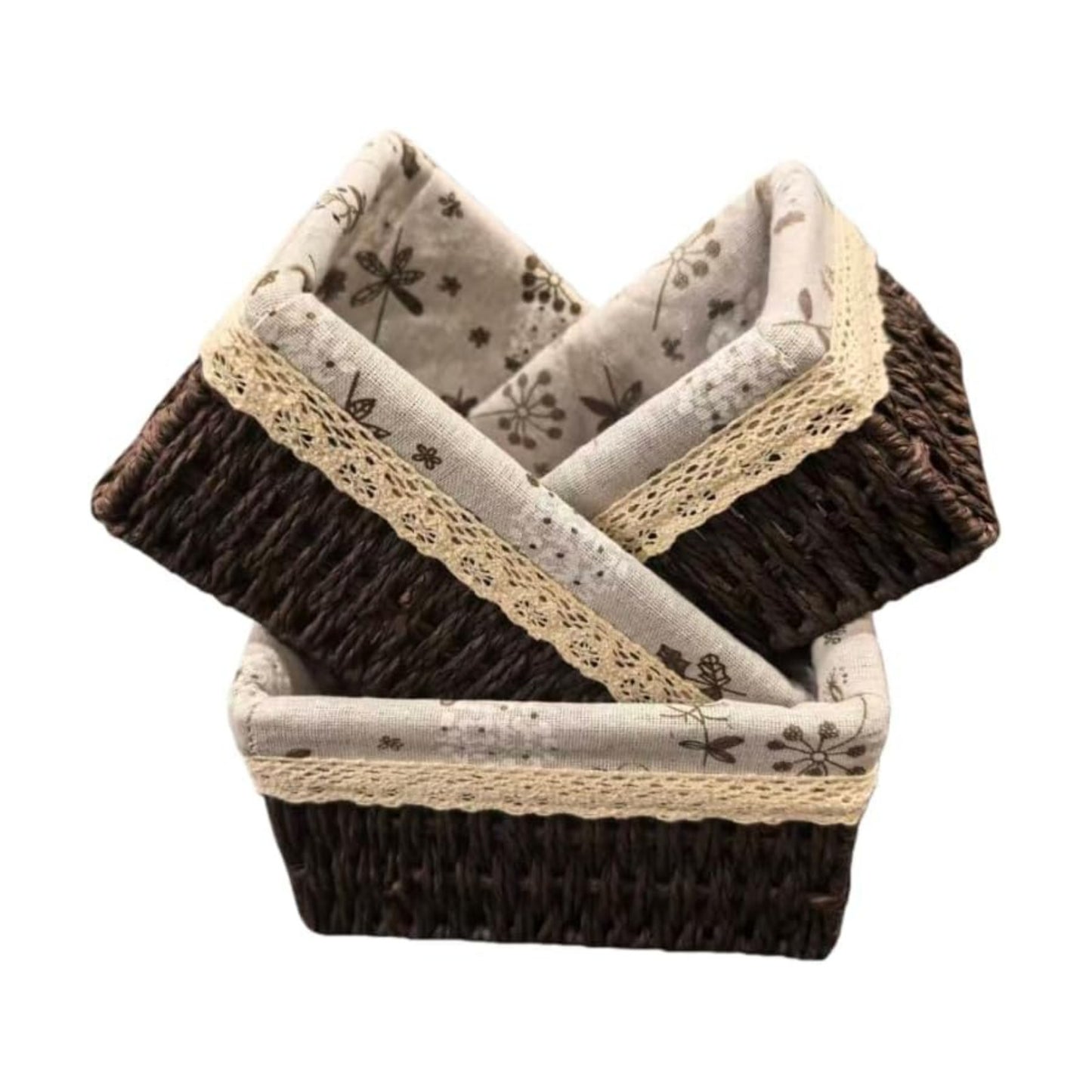 Wicker Woven Baskets / Coffee