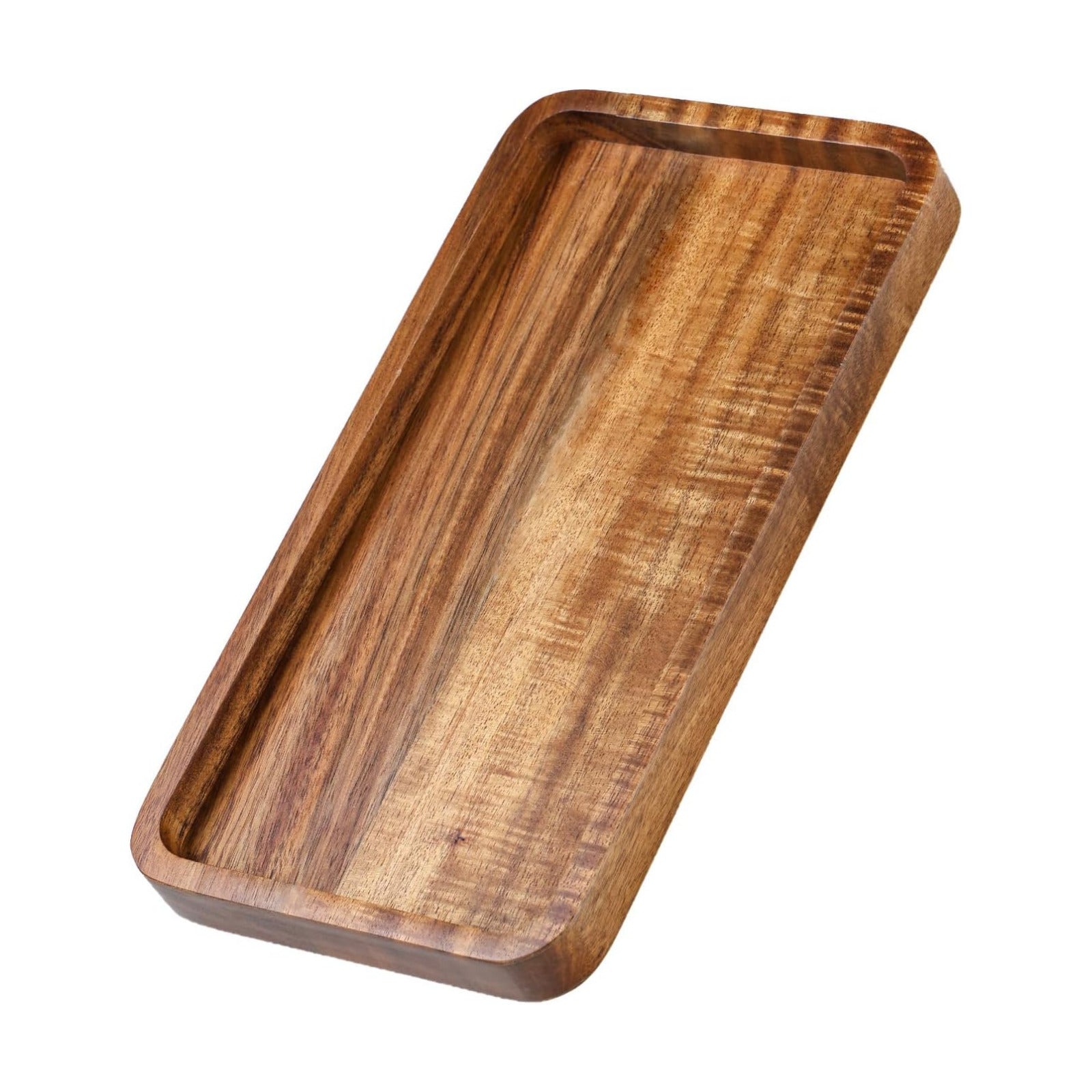 Wooden Bathroom Vanity Tray / 9.8 x 5.1 x 0.8