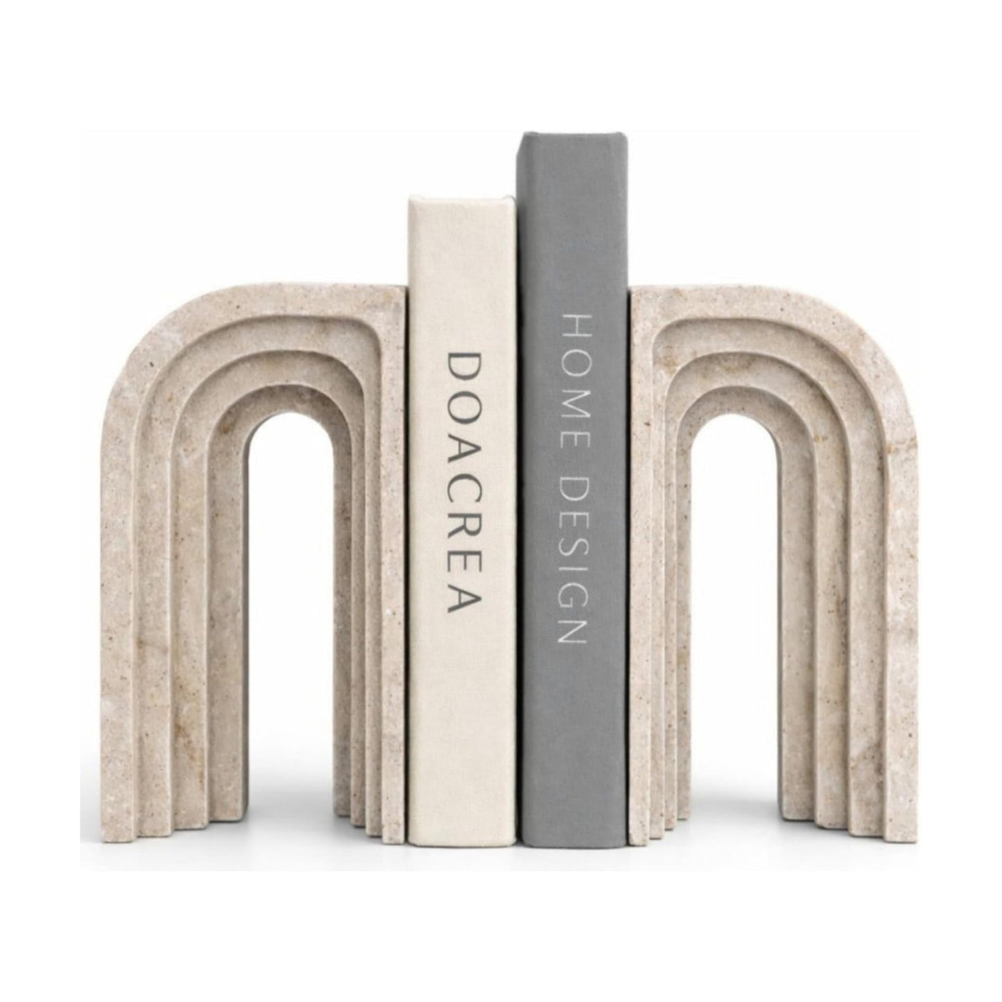 Decorative Bookends / Stone-Inspired Composite Bookends