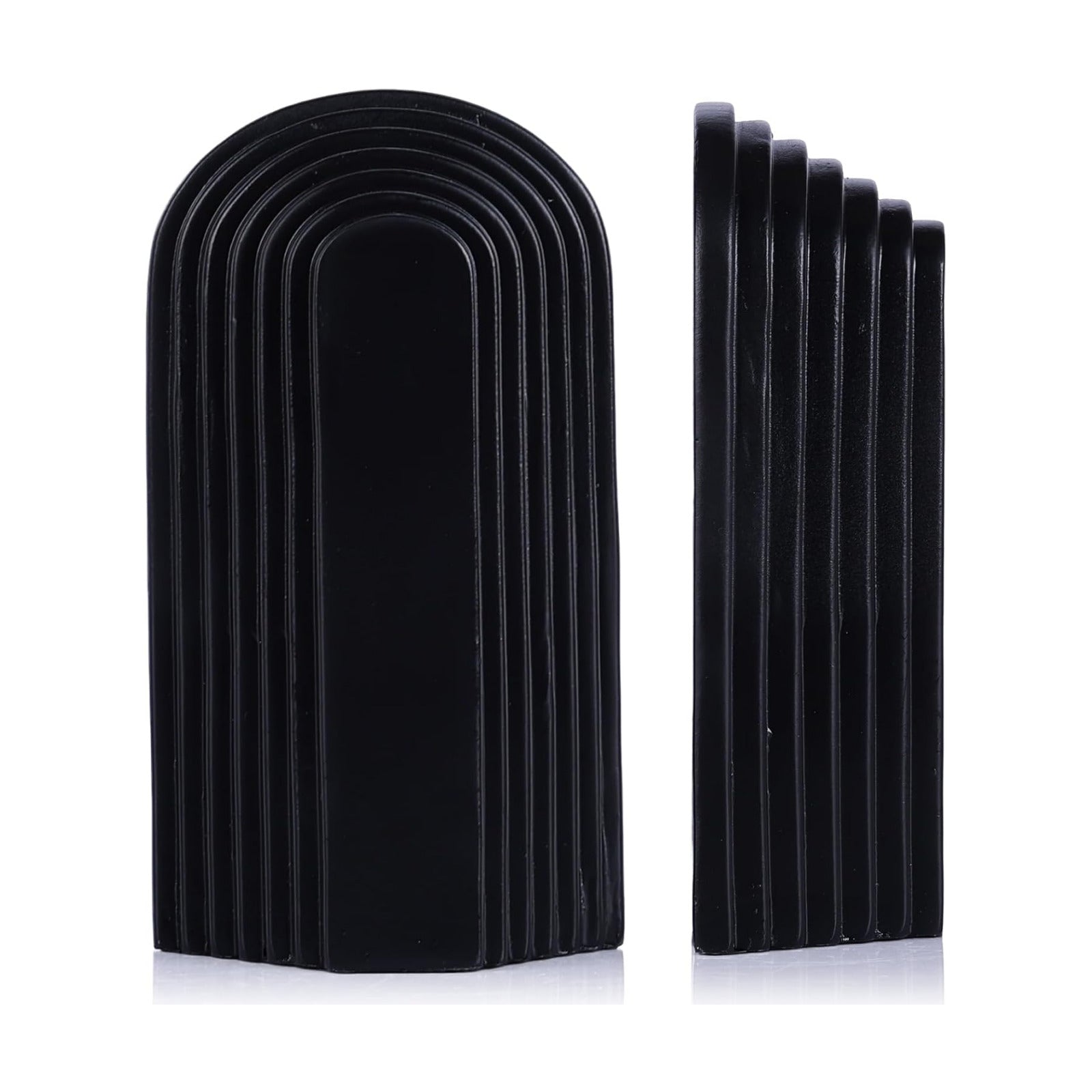 Heavy Duty Book Ends / Black / Set of 2