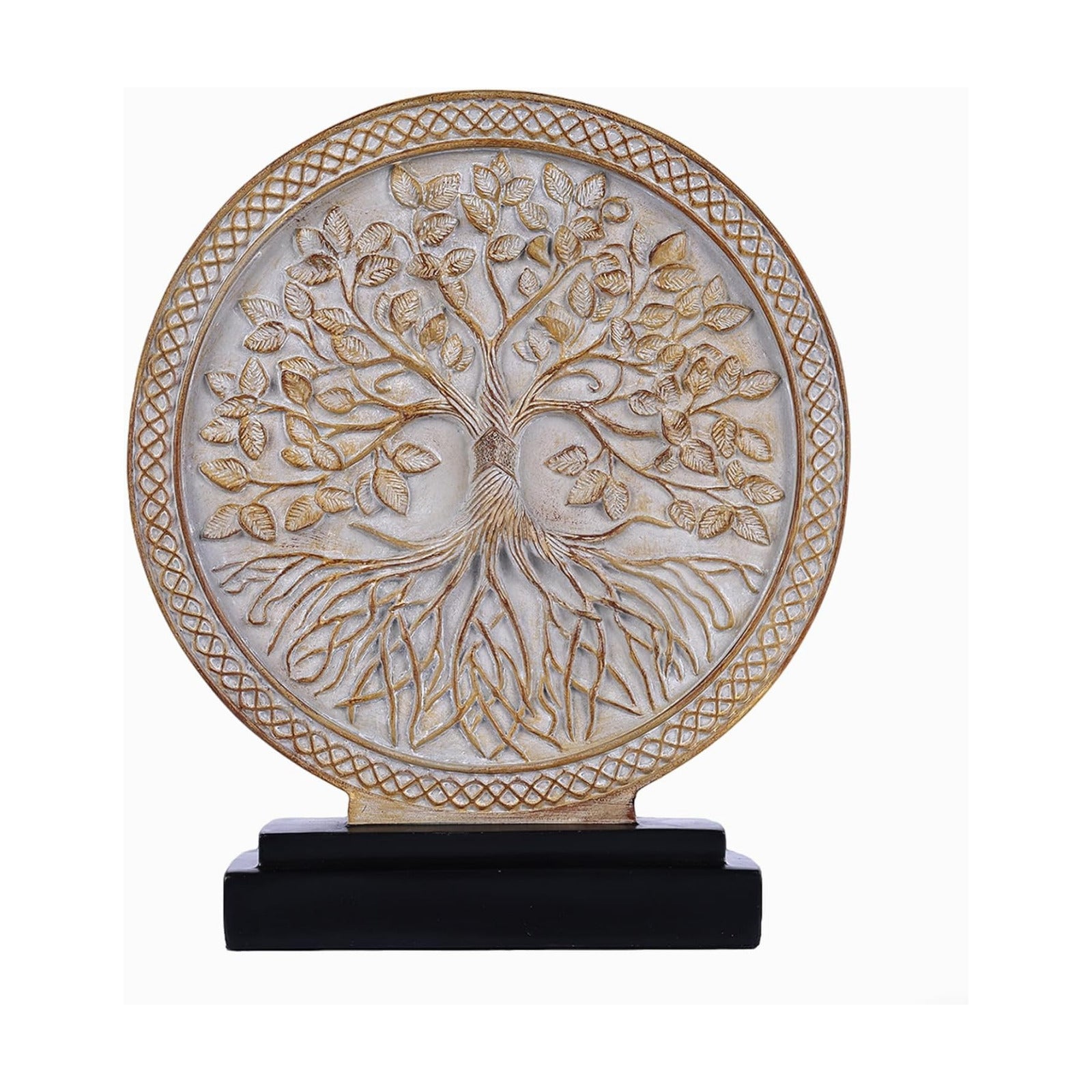Wood-Effect Home Decor Statue / Original