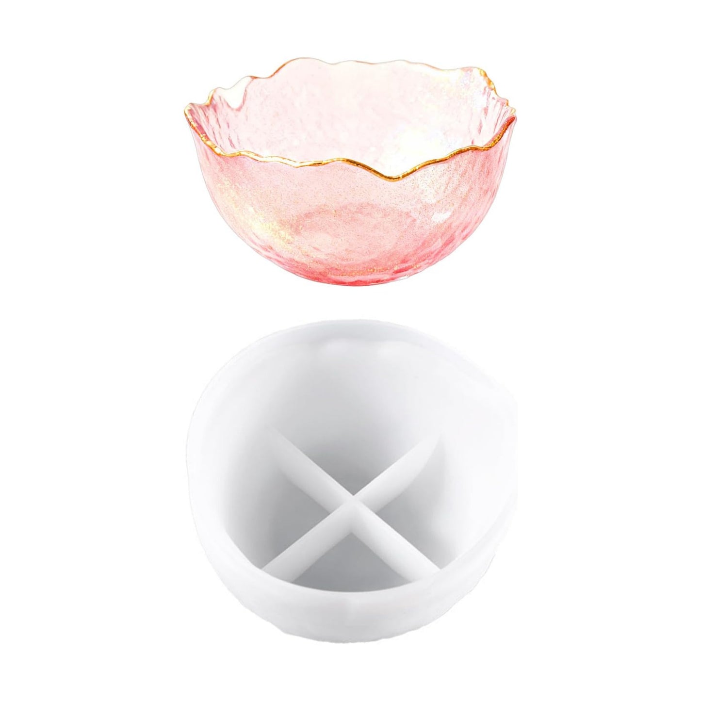 Bowls Resin Container Mold Fruit Storage Tray Craft Mold Round Tray Moulds Candle Holder / Bowl