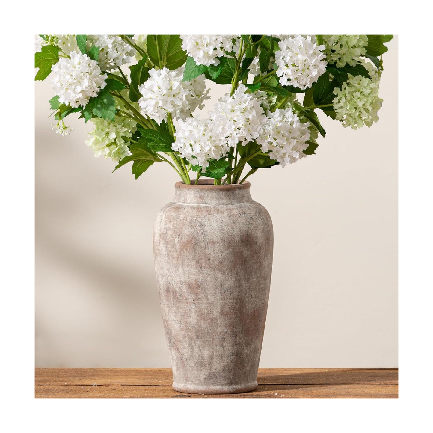 Ceramic Rustic Vase / 11"h - Rustic