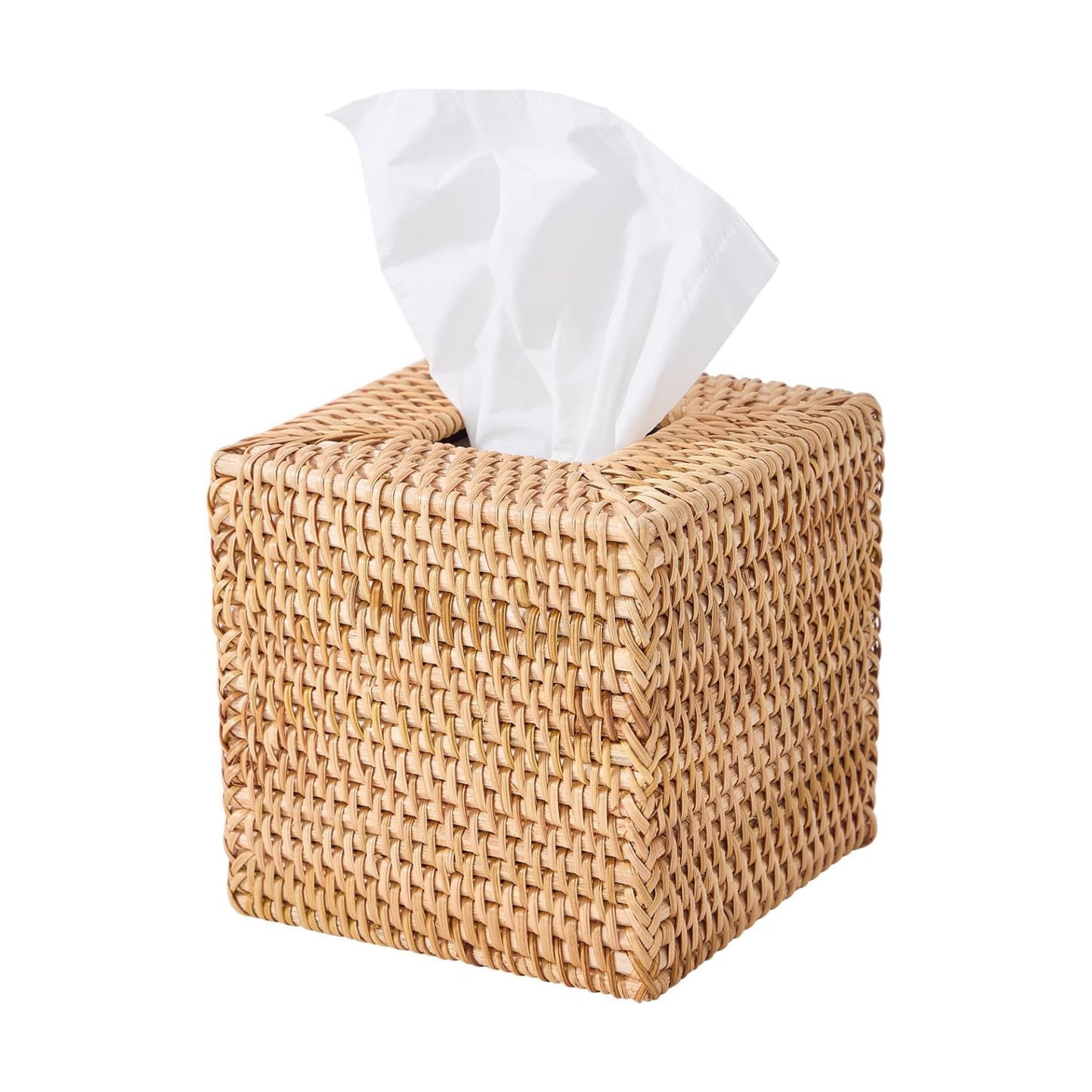 Woven Facial Napkin Holder / Natural