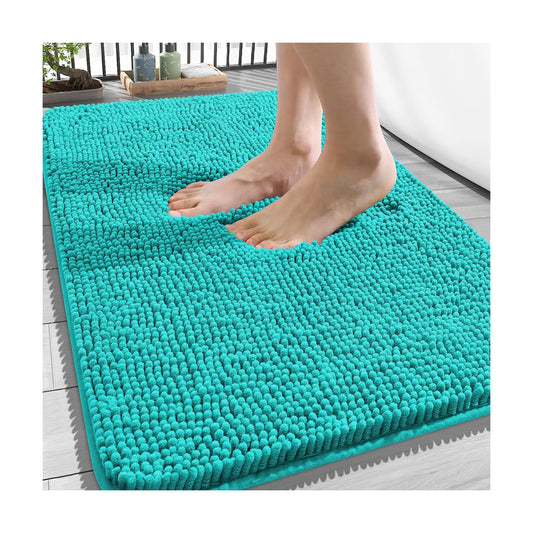 OLANLY Bathroom Rugs 34x21, Extra Soft Absorbent Chenille Bath Rugs