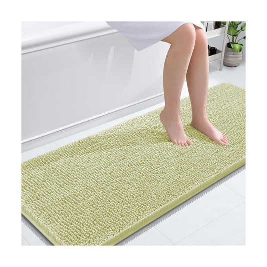 OLANLY Bathroom Runner Rugs 59x24, Extra Soft Absorbent Chenille Bath Rugs