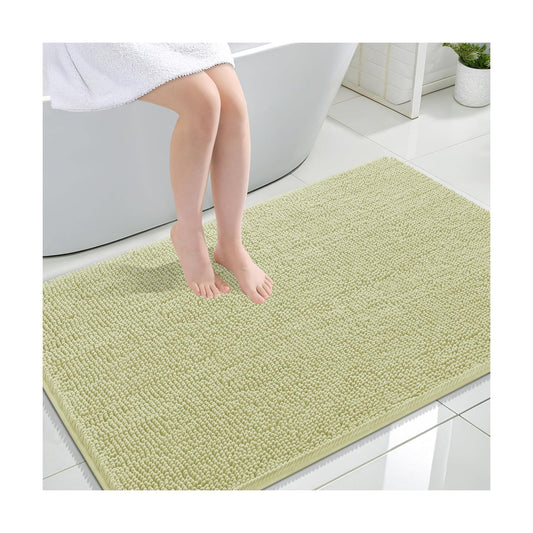 OLANLY Large Bathroom Rugs 47x32, Extra Soft Absorbent Chenille Bath Rugs