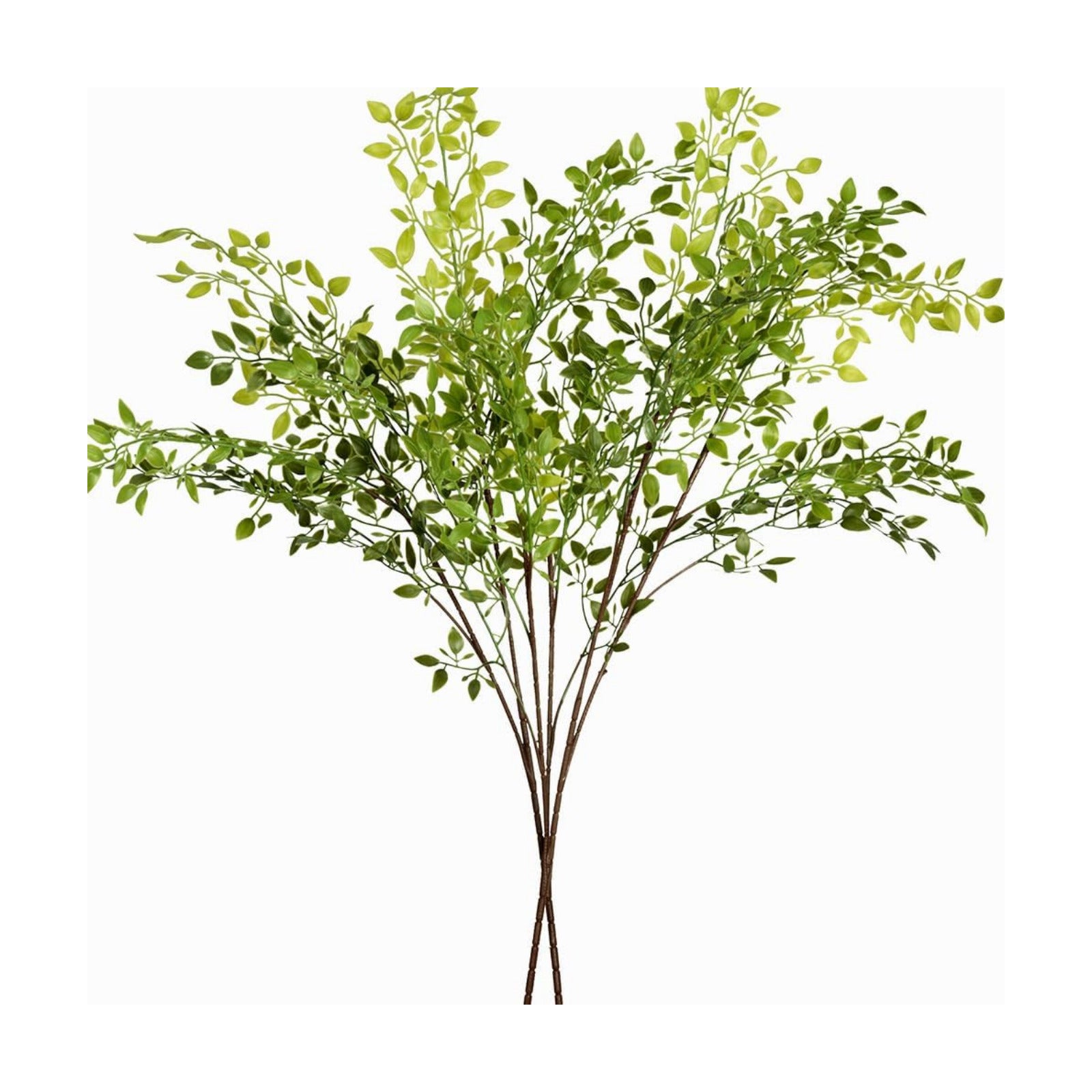 Stems Faux Branches for Vase Nandina Greenery Artificial Stems for Vase Leaf / 43.3 Inch / Set of 2
