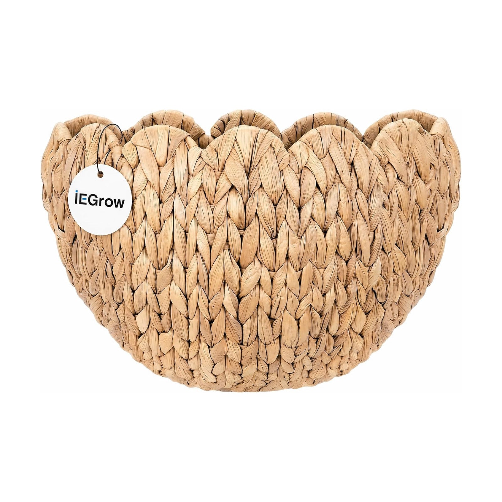 Wicker Wall Basket / Natural / Oval