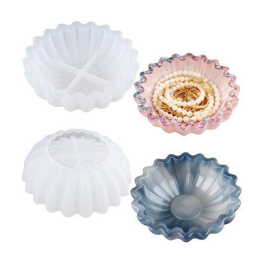  Flower Bowl Resin Mold / Set of 2
