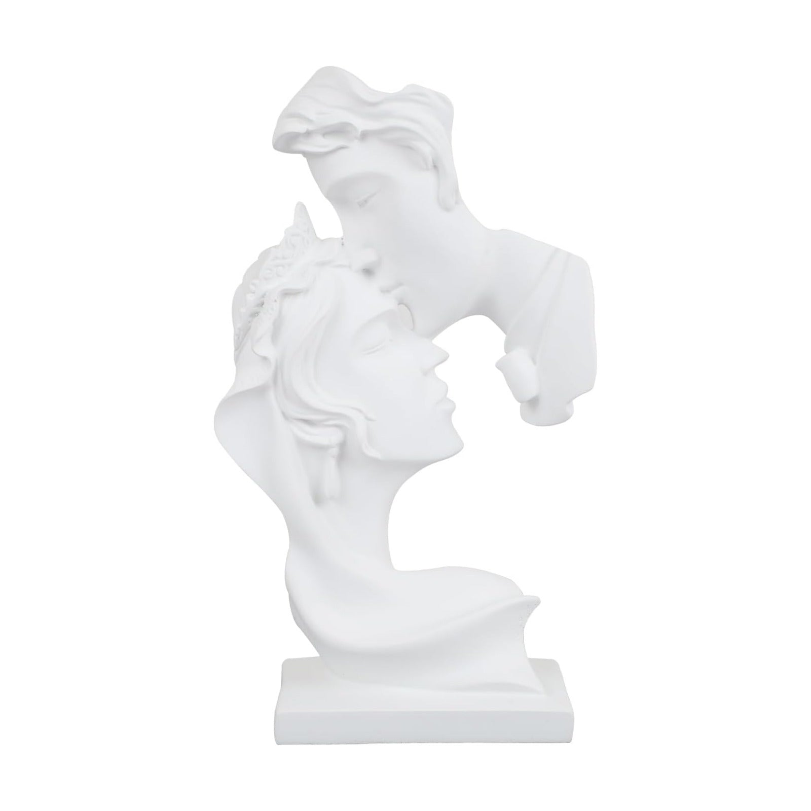 Abstract Art Couple Figurine / Couples Kiss