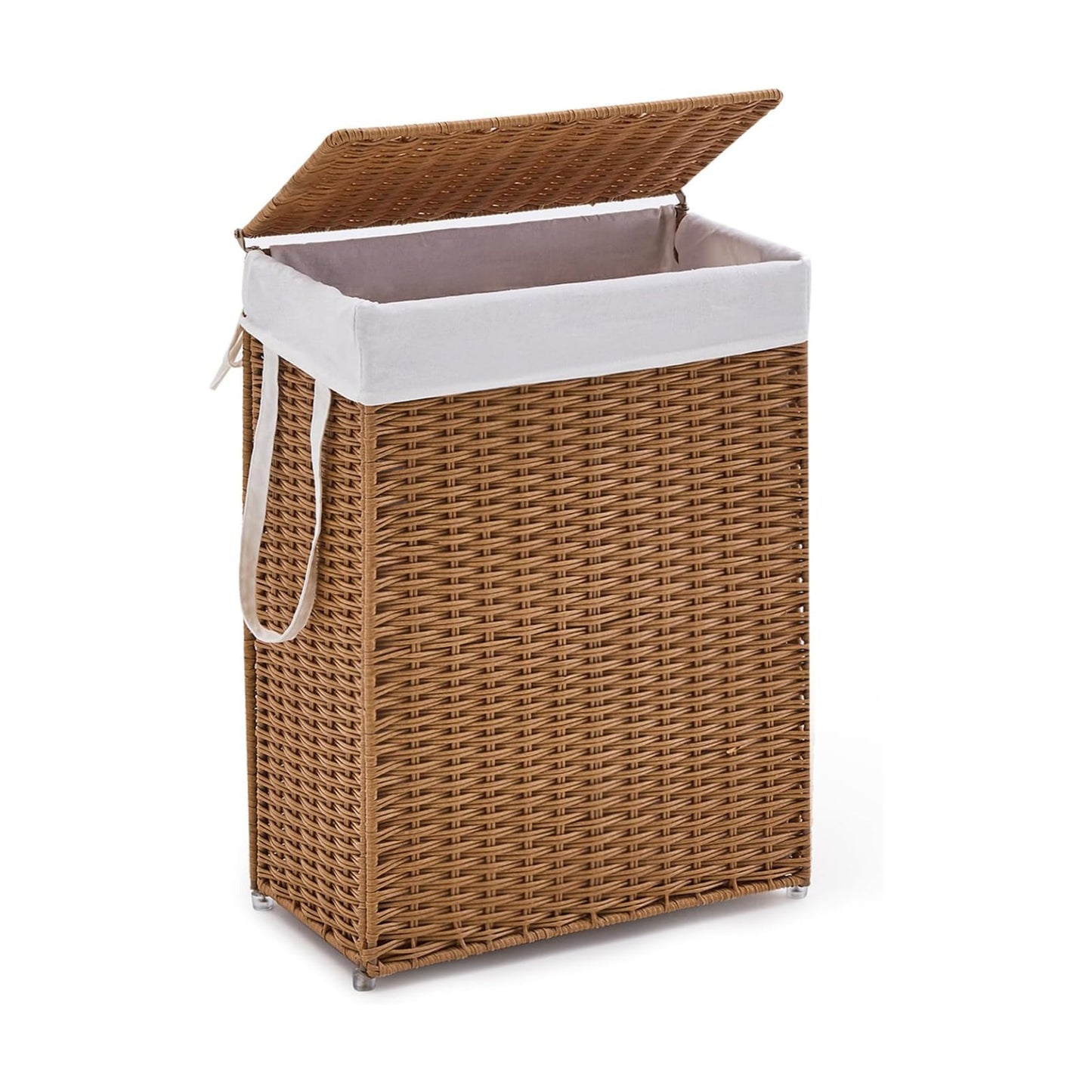 Handwoven Rattan Basket / Rattan with Lid / 55L