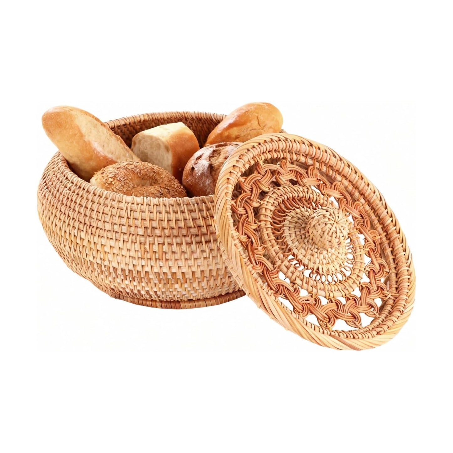 Round Woven Basket / 9.1 Inch