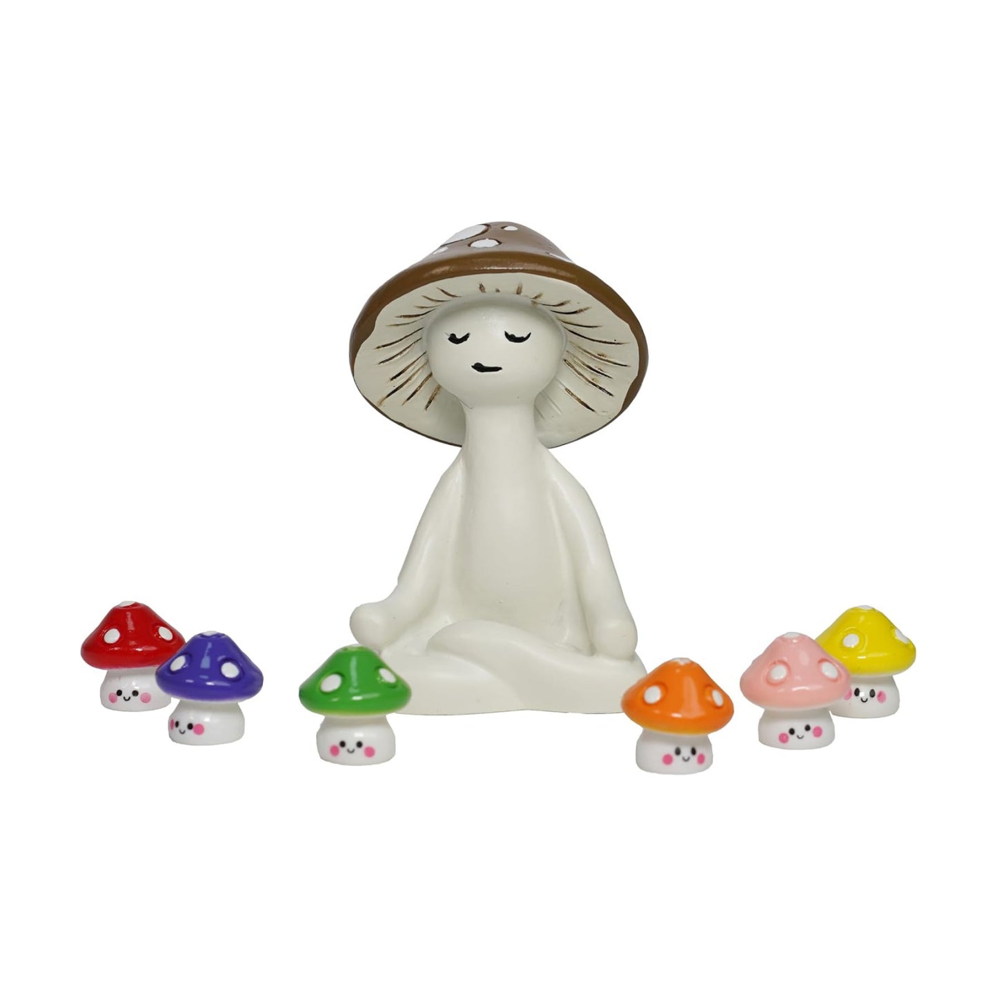 Meditating Mushroom Man Statue