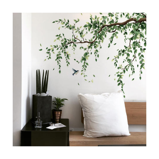 Green Tree Branch Wall Decal / Green Branches