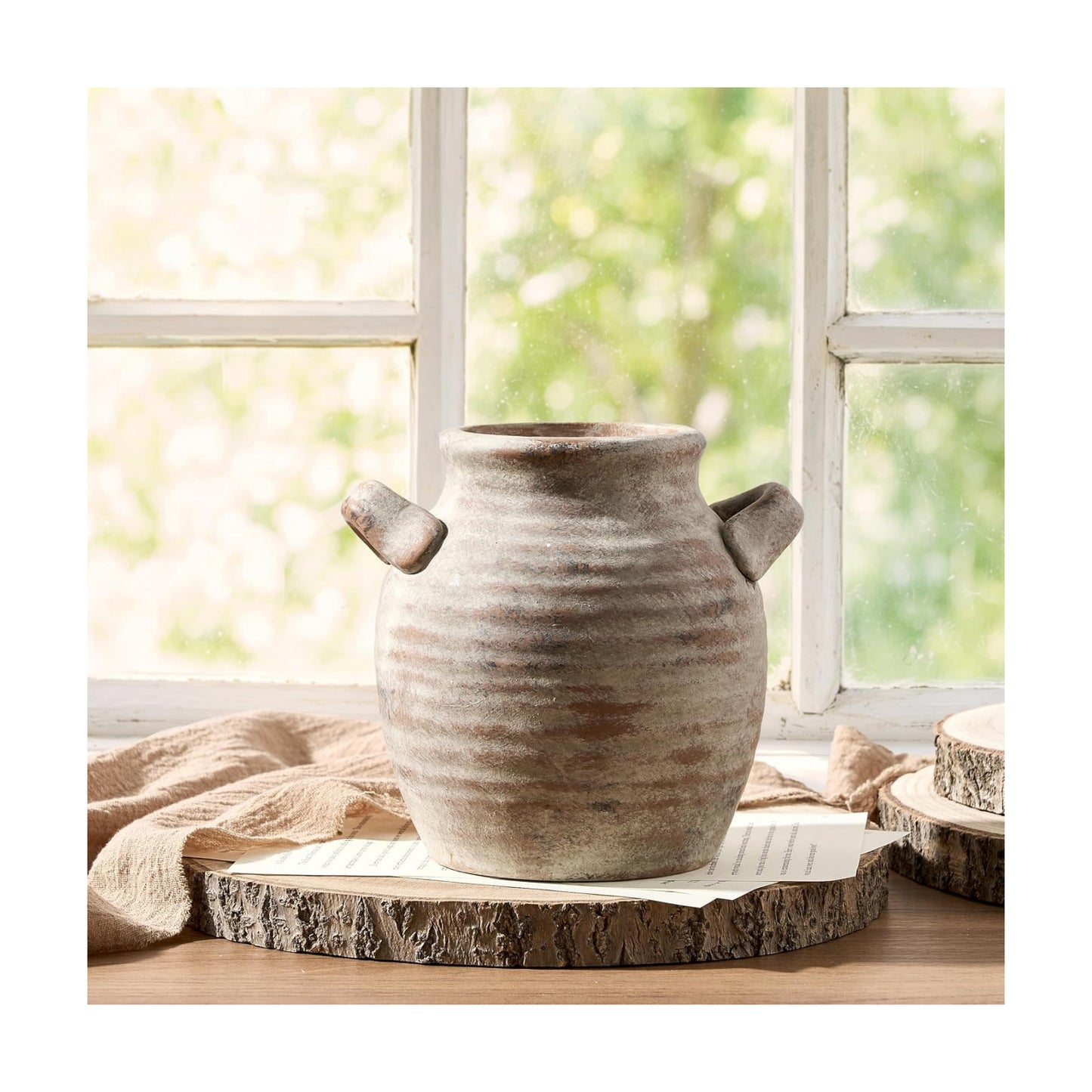 Farmhouse Table Vases / 6" Retro