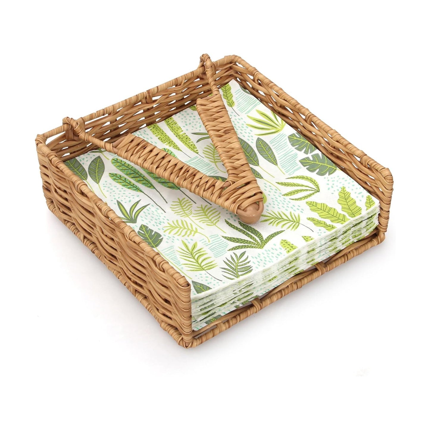 Weighted Napkin Holder Rattan Napkin Holders
