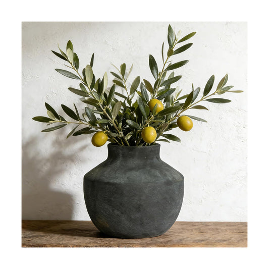 Ceramic Decorative Flower Vase / 5.5"h-black / 5.5 Inch