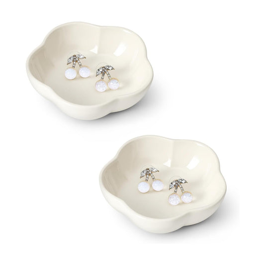 Decorative Plate Tray / Flower Key Holder Bowl for Women