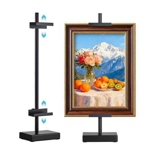 Metal Picture Frame Holder for Artwork / Black